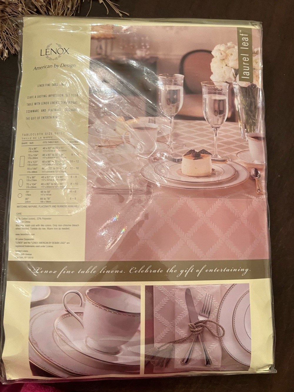 Lenox Silver Laurel Leaf Table Linen & Bonus Buy🎁